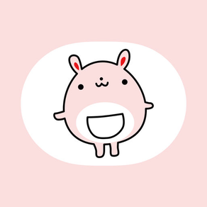 Fat Bunny ~Stickers for Daily Life~