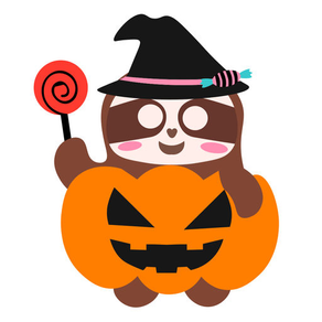 Sloth Halloween Domoji
