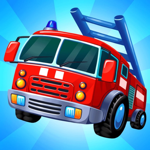 Car games repair truck tractor