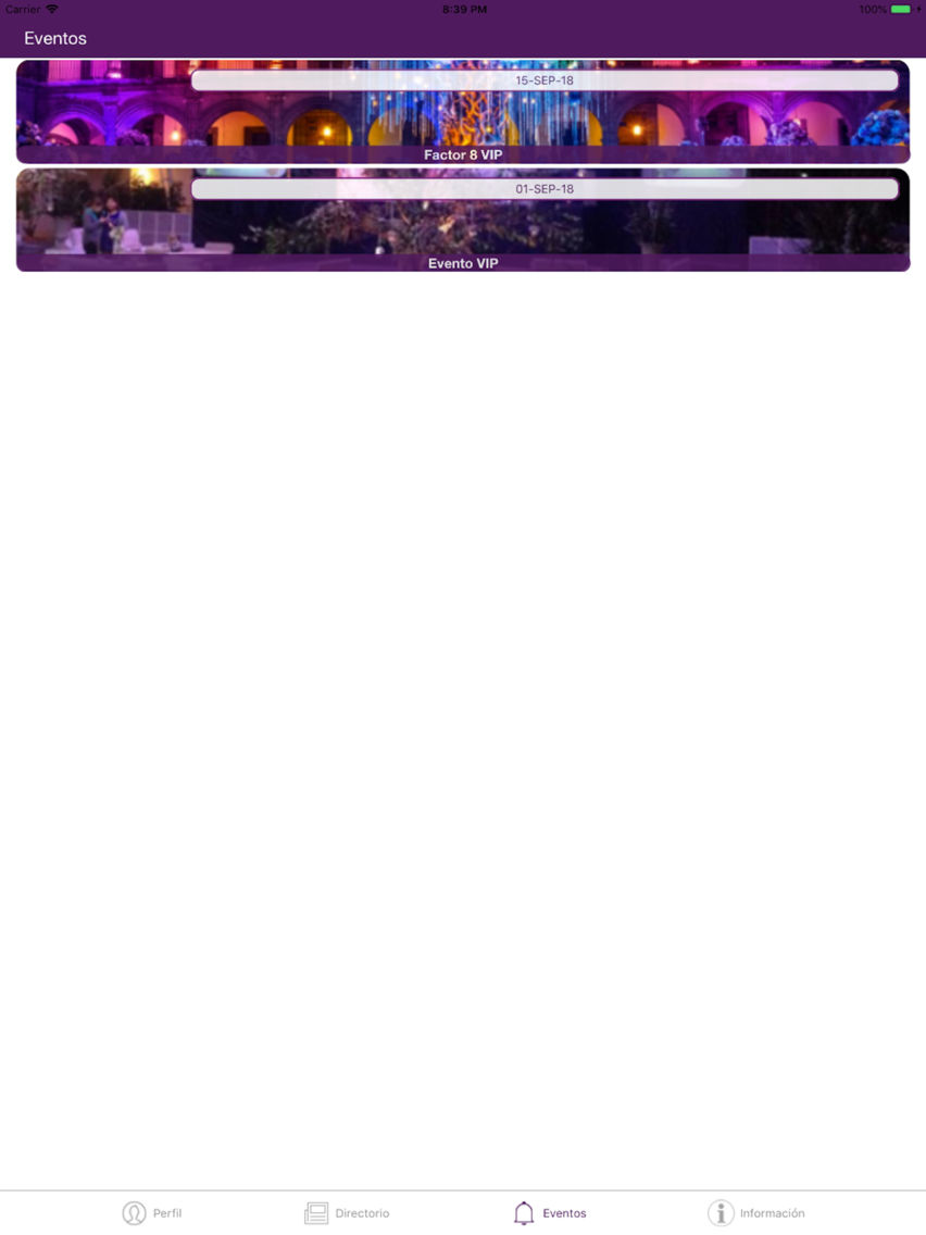 Factor Ocho poster