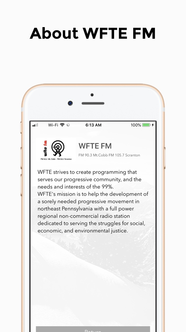 WFTE FM poster