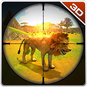lion chasseur et forêt simulateur sniper tir