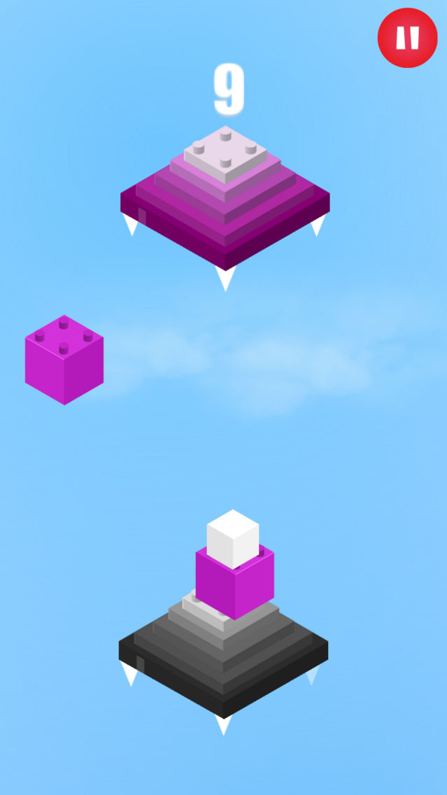 Stack Mania Color Blocks poster