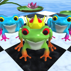 Frosch Damespiel