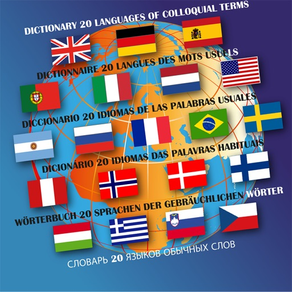 Dictionary 20 languages of colloquial terms