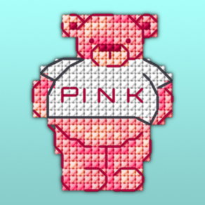 Cross Stitch Pink