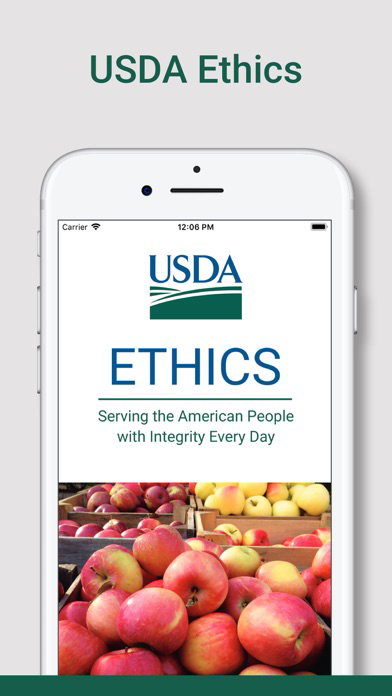 USDA Ethics Plakat