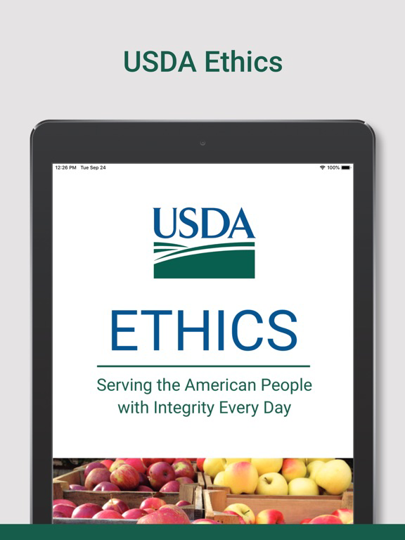 USDA Ethics Plakat