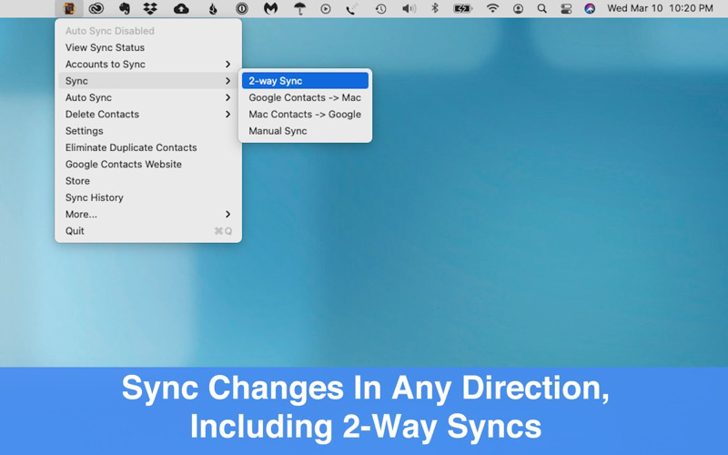Contacts Sync + 포스터