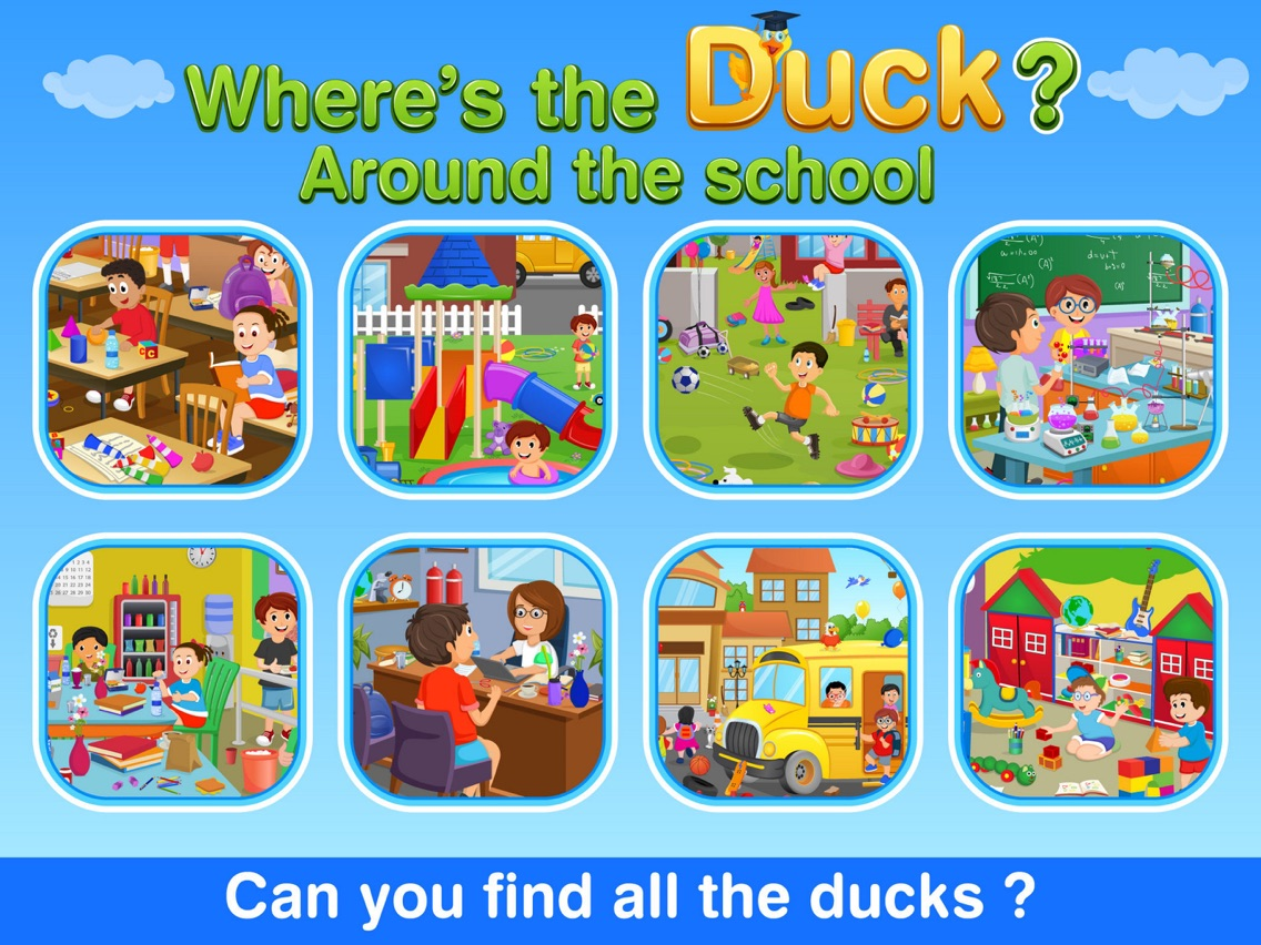Where's The Duck? School poster