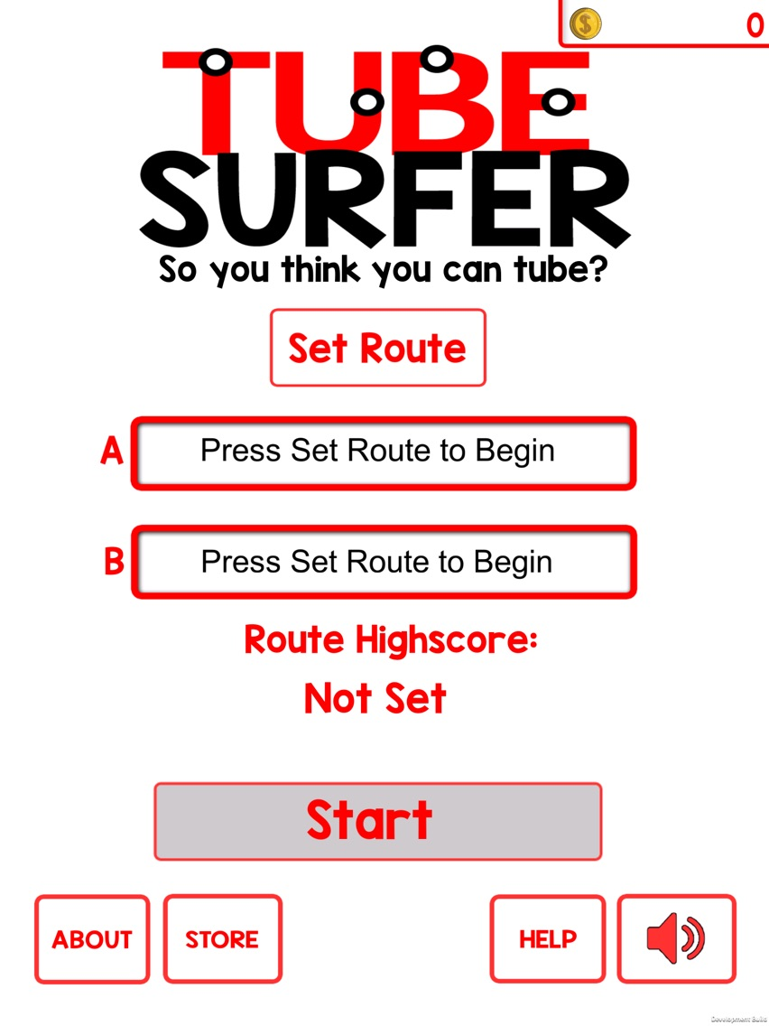 Tube Surfer - A Game for The London Underground poster