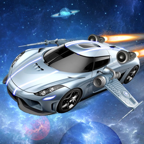 Flying Space Car Simulator 3D