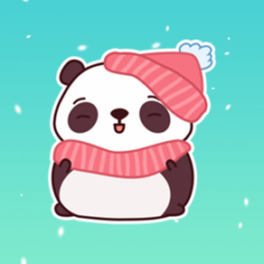 Little Chubby Panda Animated Sticker