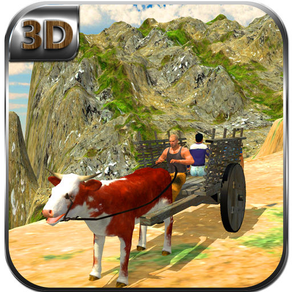 Offroad Bull Cart Hill Rider & Bullock Riding Sim