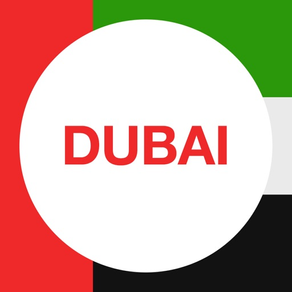 Dubái - mapa sin conexión con guías de ciudades
