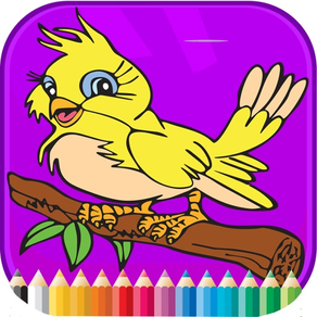Oiseau Coloring Book - Activités pour enfants