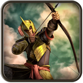 Archery bow boscage: shoot arrow against enemy