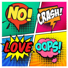 Comic Words Stickers