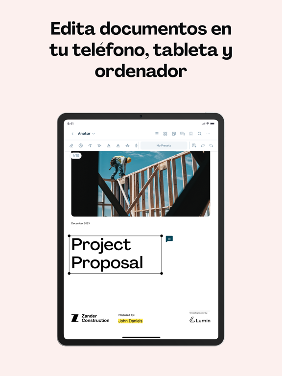 Lumin PDF الملصق