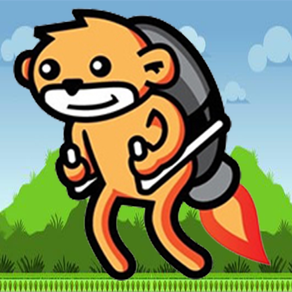 Jetpack Monkey Jumping Game