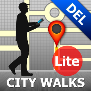 Delhi Map and Walks