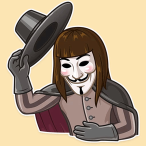 Guy Fawkes Stickers