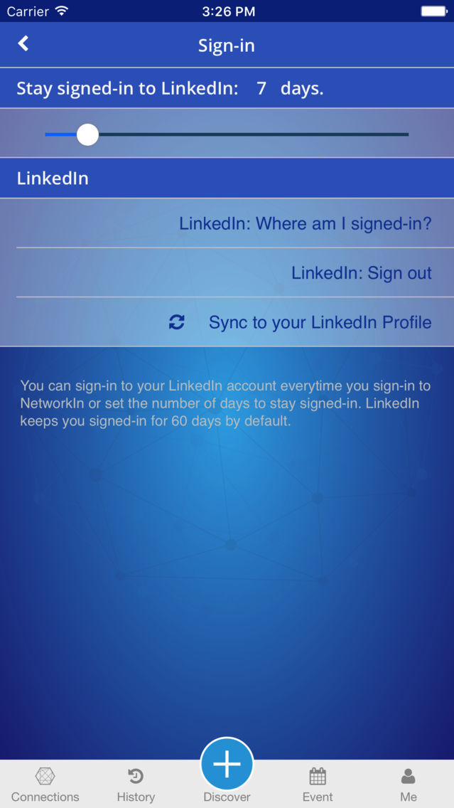 Networkin poster