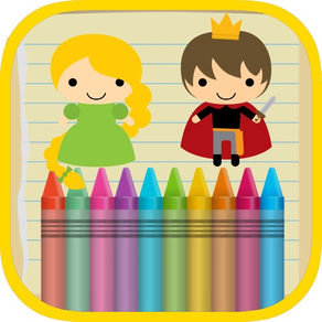 Princess Coloring Pages - Painting Kids Art Games