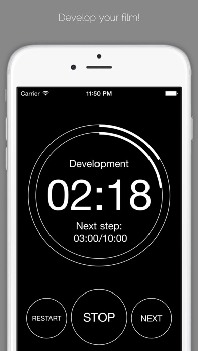 Dev it - darkroom timer poster