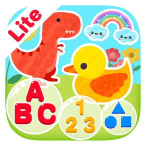 유치원 영어 색상 번호 및 모양 게임 배우기