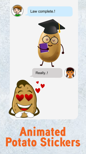 Animated Potato Stickers