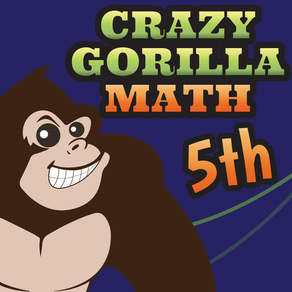 Fifth Grade Math Crazy Gorilla game for kids