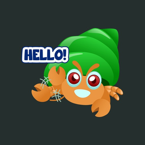 Hermit Crab Expressions Stickers for iMessage