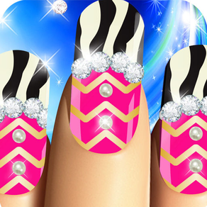 Fashion Nail Art - manicure beauty salon game for kids, teens and girls