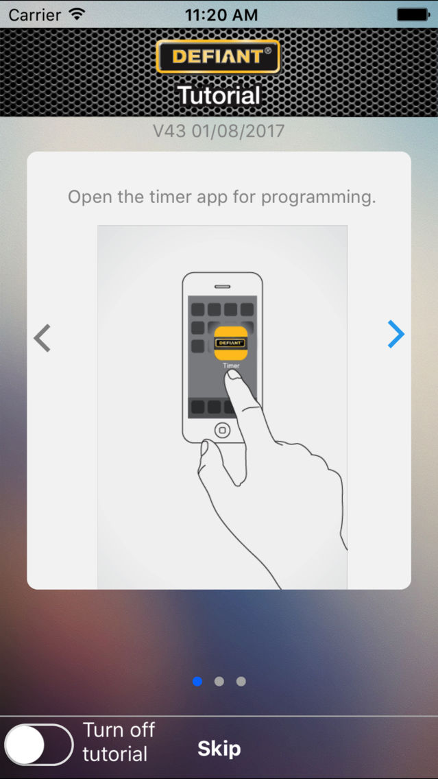 Defiant App Timer poster