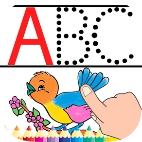 ABC coloring 寫作調色板 stroke 繪畫