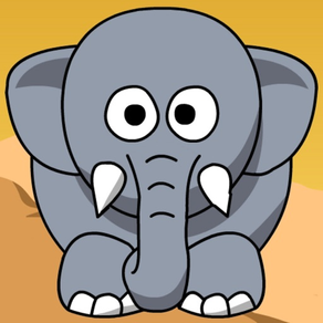 Elefante juego: rompecabezas