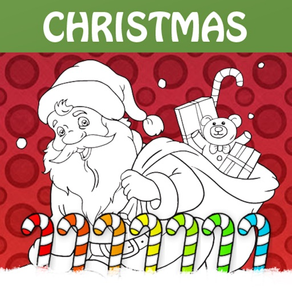 Christmas Coloring Book FREE: Snowy Xmas, Snowflakes, & Santa Claus Edition