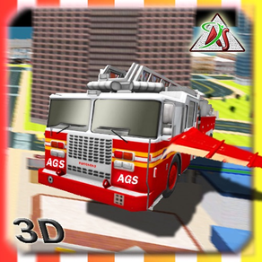 2016 Fire Truck Driving Academy - Fliegen Feuerwehrmann Training mit Echt Feuerwehr Sirenen