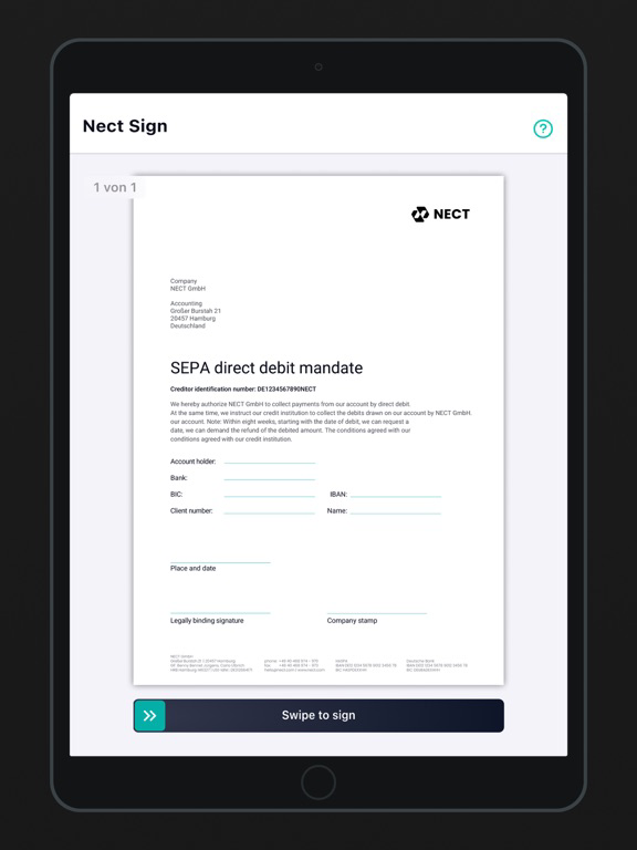 Nect Wallet Plakat