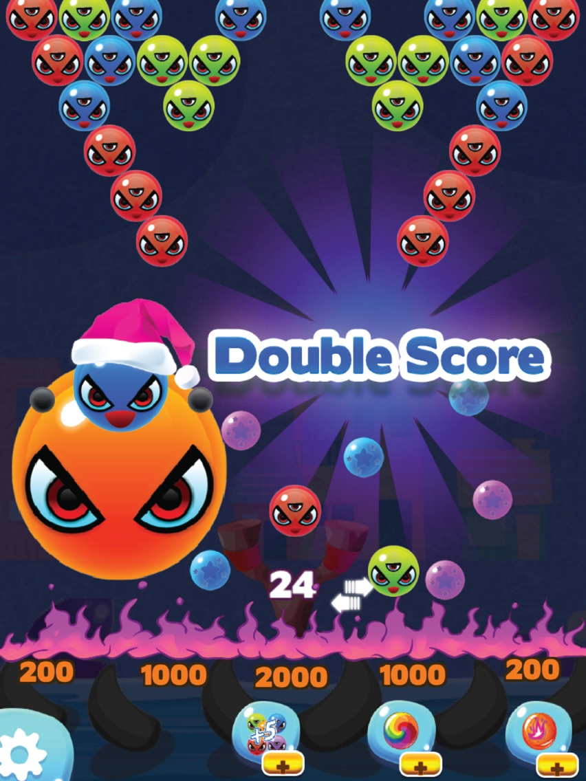 bubbly funny : bubble shooter match puzzle poster
