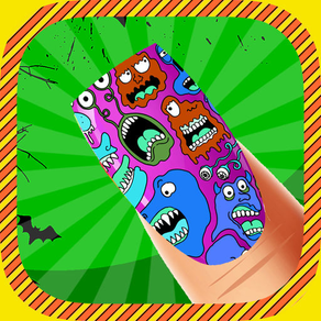 Zombie Monster Nail Dress up Salon Games for Girls and kid Free 2014