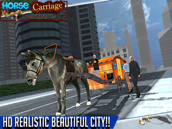 Horse Carriage Transport 3d poster