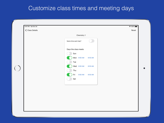 Class Planner for teachers poster