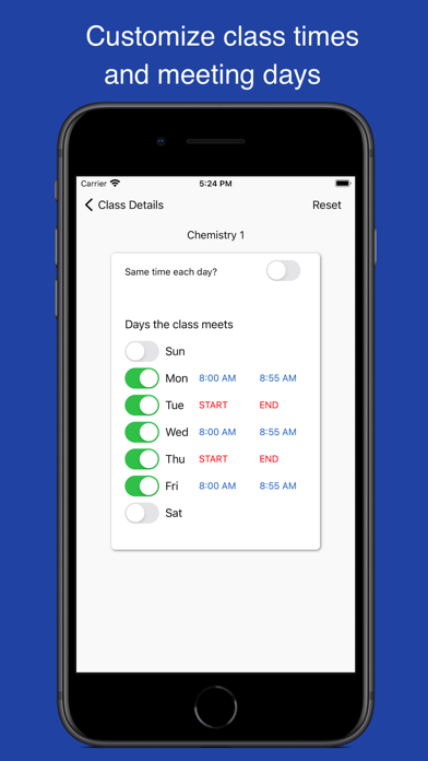 Class Planner for teachers poster
