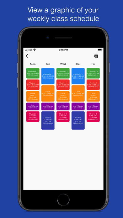 Class Planner for teachers poster