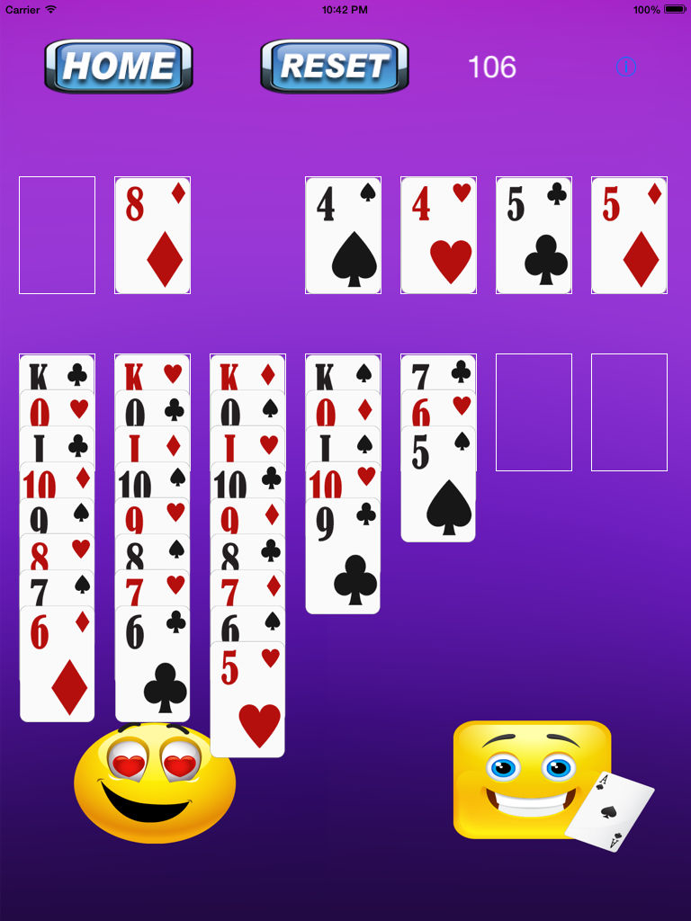 A Awesome Emoji Solitaire for iOS (iPhone/iPad) - Free Download at AppPure