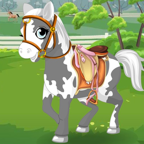 Poco vestido de María Pony Up - Vestir y maquillaje juego para los amantes de los juegos de caballos