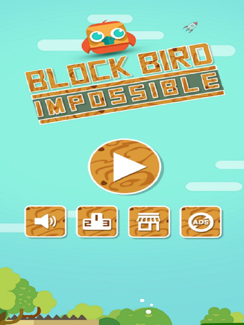 Blocky Bird Impossible poster