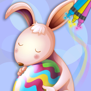 Coloriages de lapin de Pâques